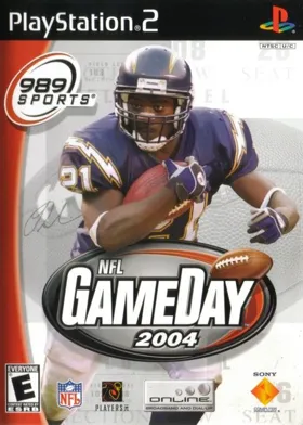 NFL GameDay 2004 box cover front